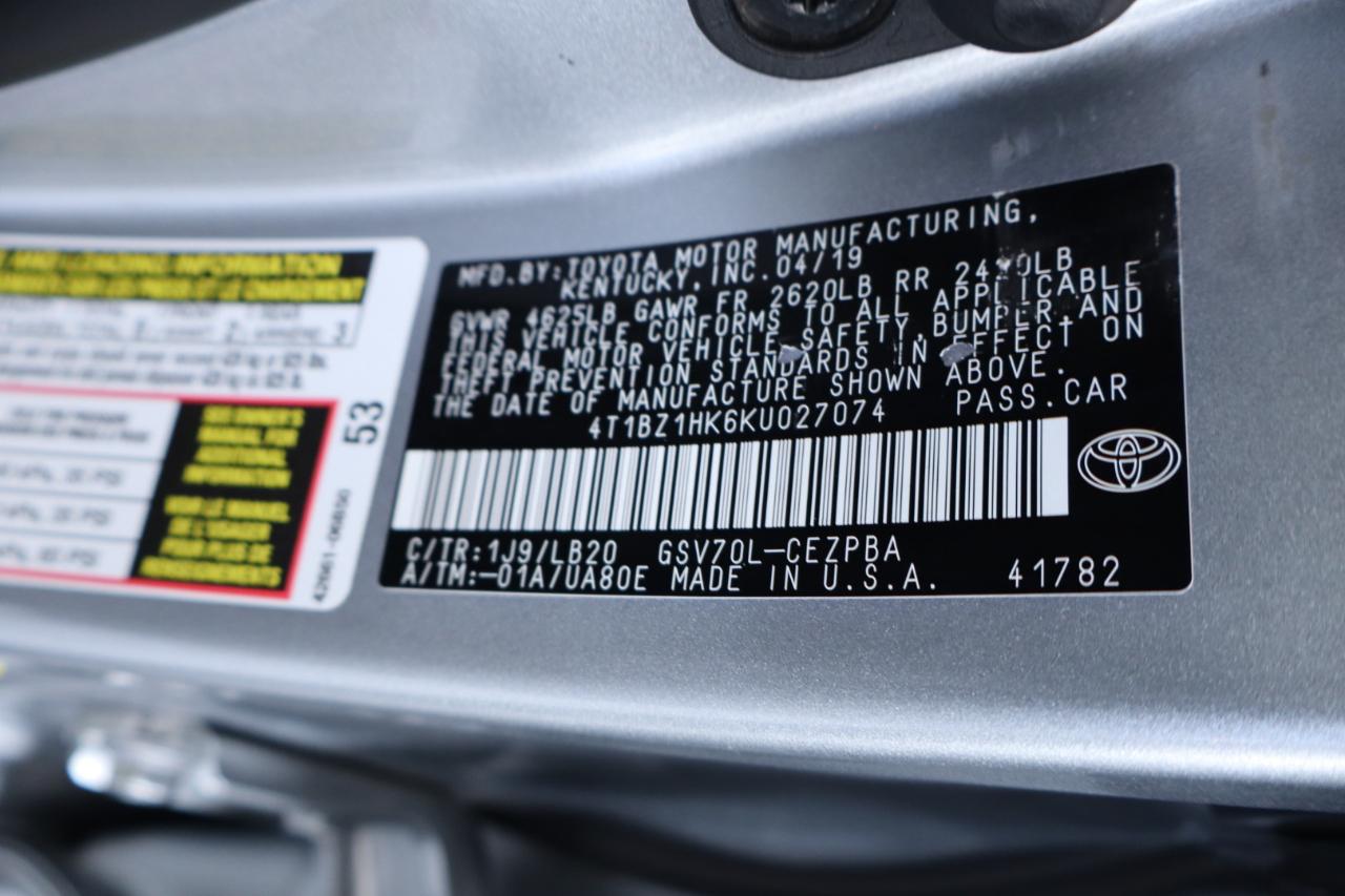 Toyota Camry XSE V6 Auto (Natl) 2019