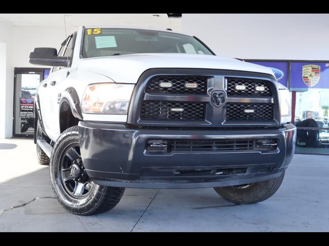 White 2015 RAM 3500 Tradesman Crew Cab 4WD Pickup Truck Four-Wheel Drive Automatic