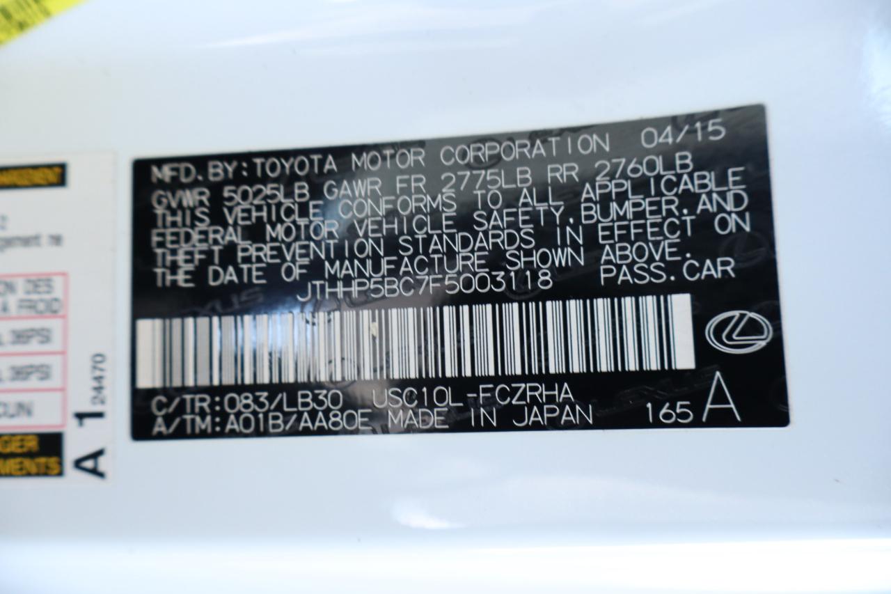 Lexus RC F RC F RWD 2015