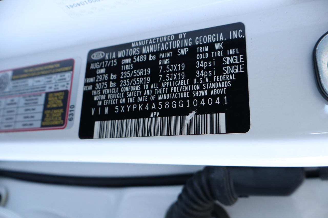Kia Sorento FWD 4dr 3.3L SX 2016