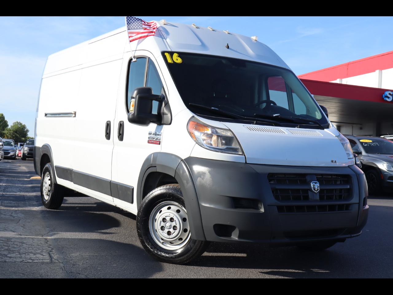 2016 RAM ProMaster Cargo Van 2500 High Roof 159" WB