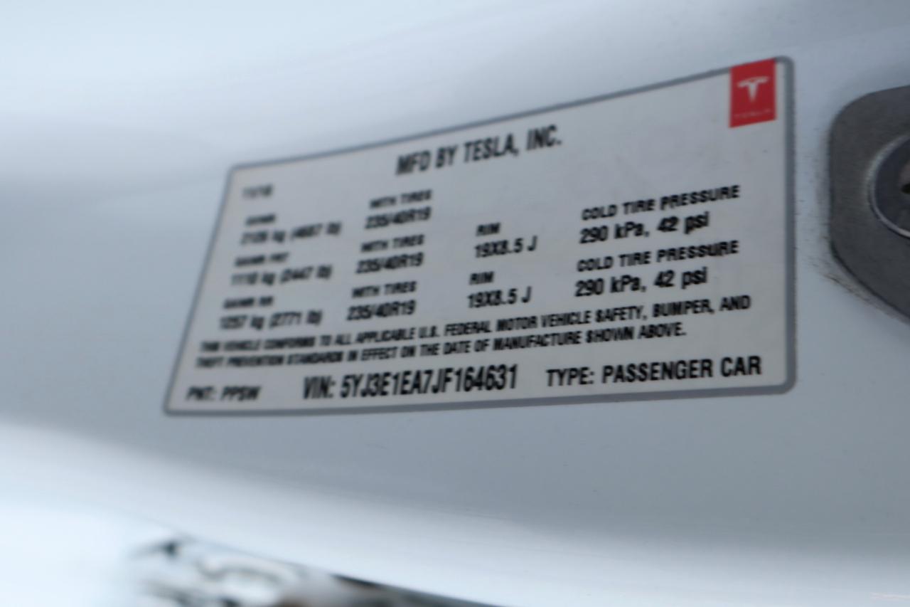 Tesla Model 3 Mid Range Battery RWD 2018