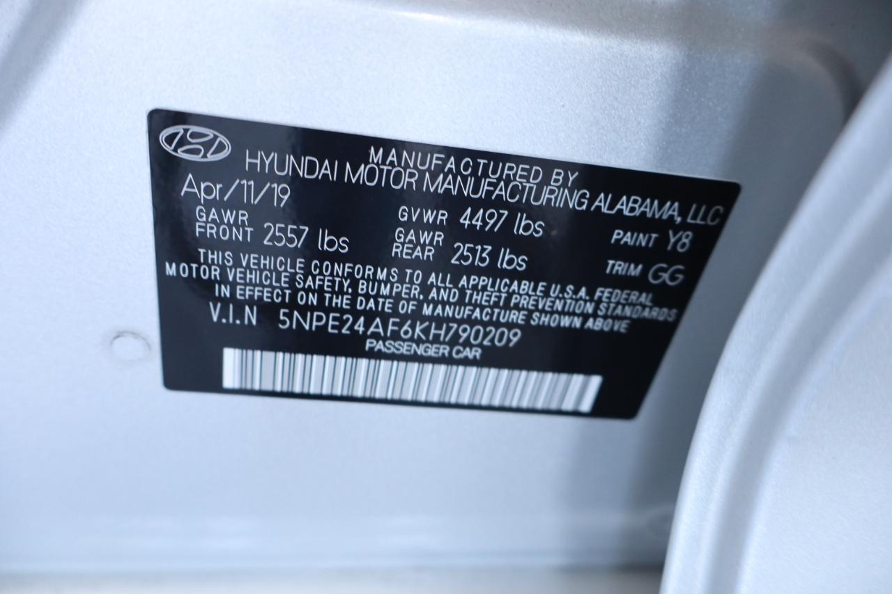 Hyundai Sonata SE 2.4L 2019