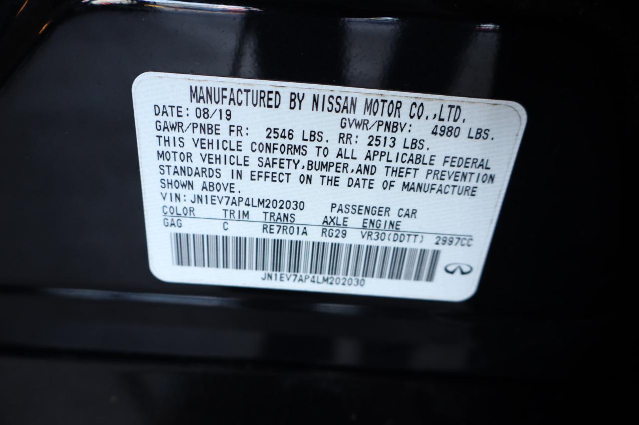 Infiniti Q50 3.0t LUXE RWD 2020