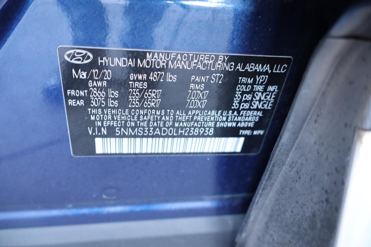 Hyundai Santa Fe SEL 2.4L Auto FWD 2020