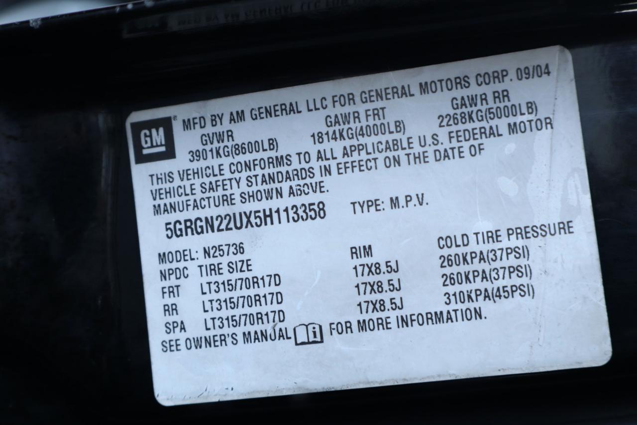 HUMMER H2 4dr Wgn SUT 2005