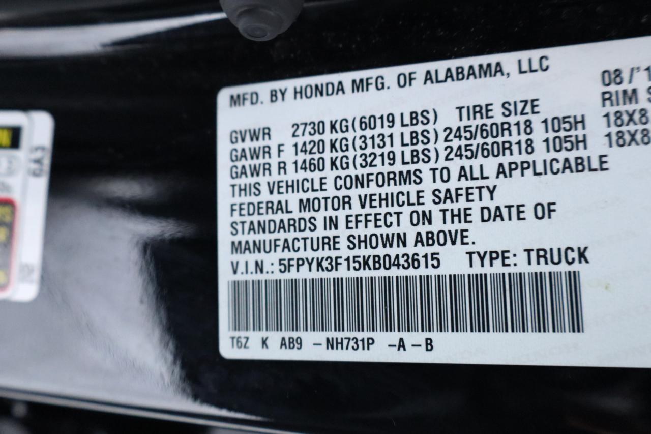 Honda Ridgeline Sport AWD 2019