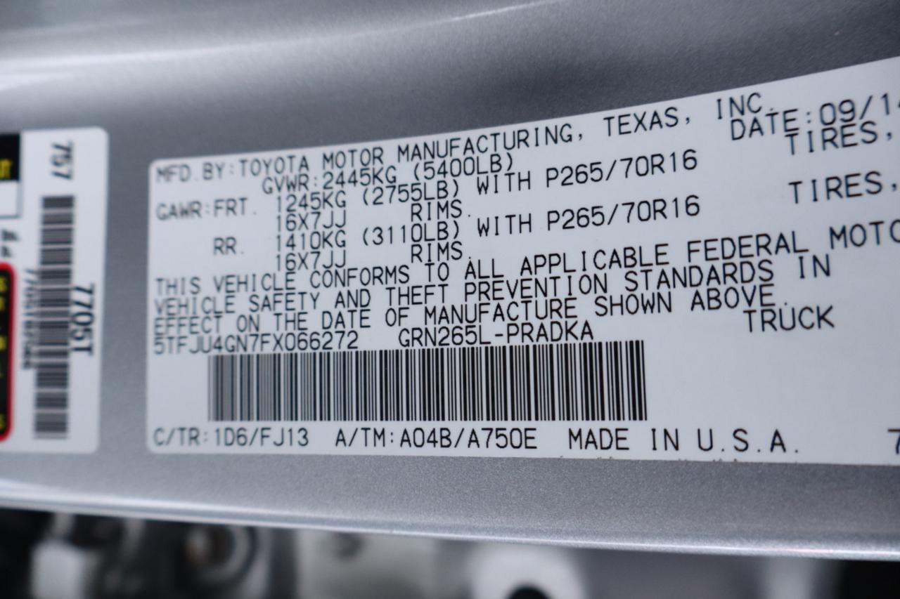 Toyota Tacoma 2WD Double Cab V6 AT PreRunner (Natl) 2015