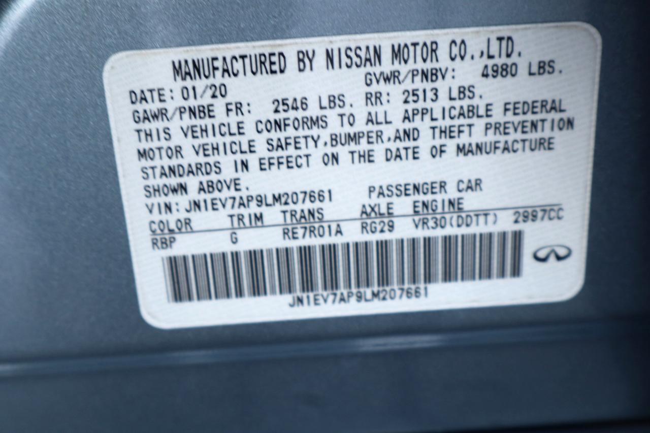 Infiniti Q50 3.0t LUXE RWD 2020
