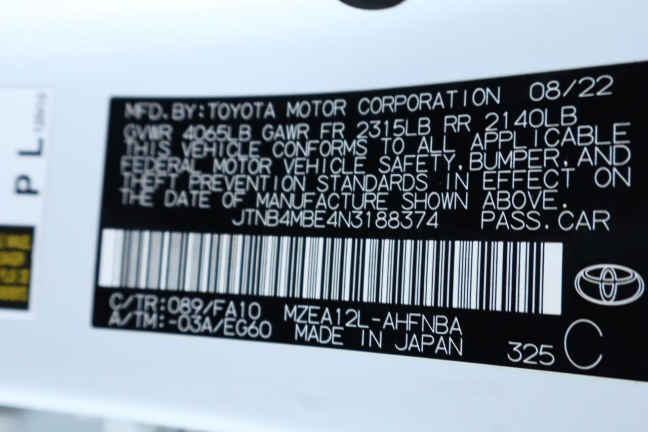 Toyota Corolla Hatchback SE Manual (Natl) 2022