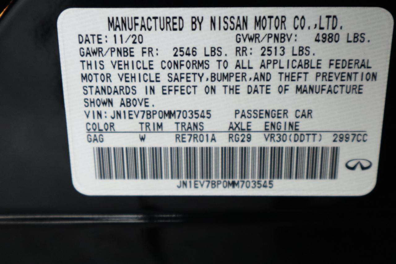Infiniti Q50 3.0t LUXE RWD 2021