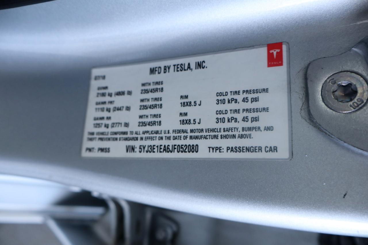 Tesla Model 3 Mid Range Battery RWD 2018