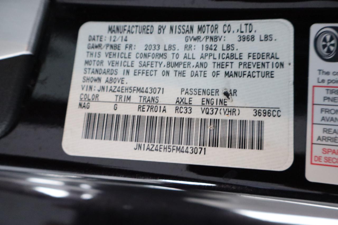 Nissan 370Z 2dr Cpe Auto 2015