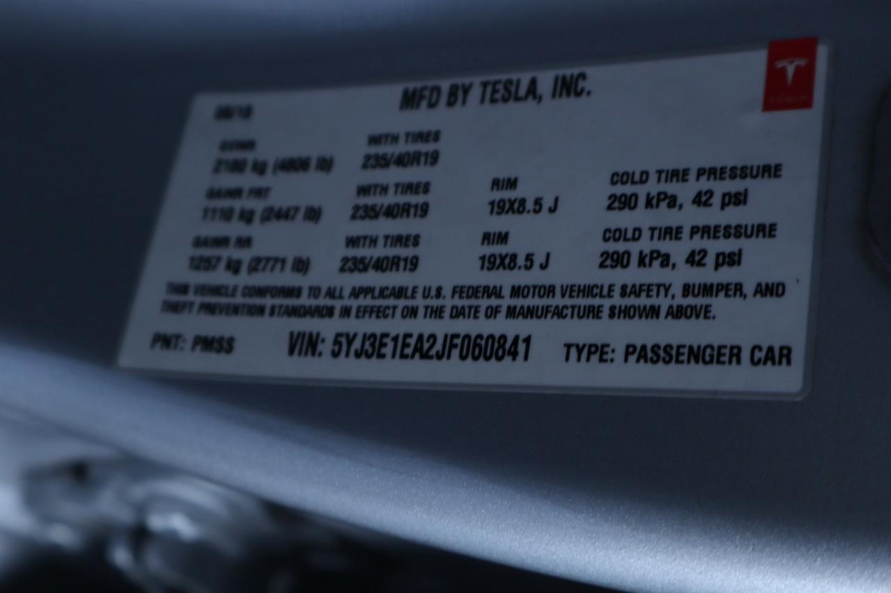 Tesla Model 3 Mid Range Battery RWD 2018