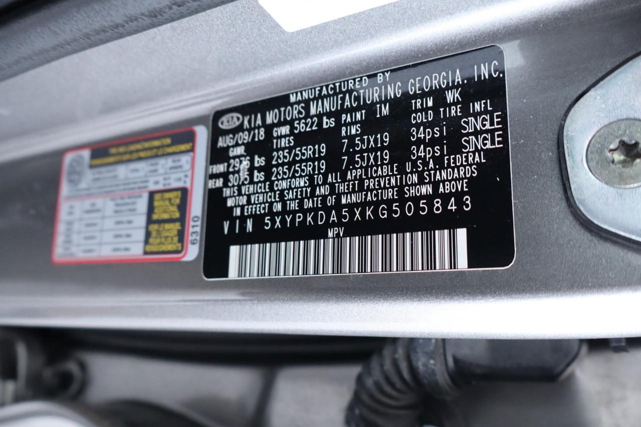 Kia Sorento SX Limited V6 AWD 2019