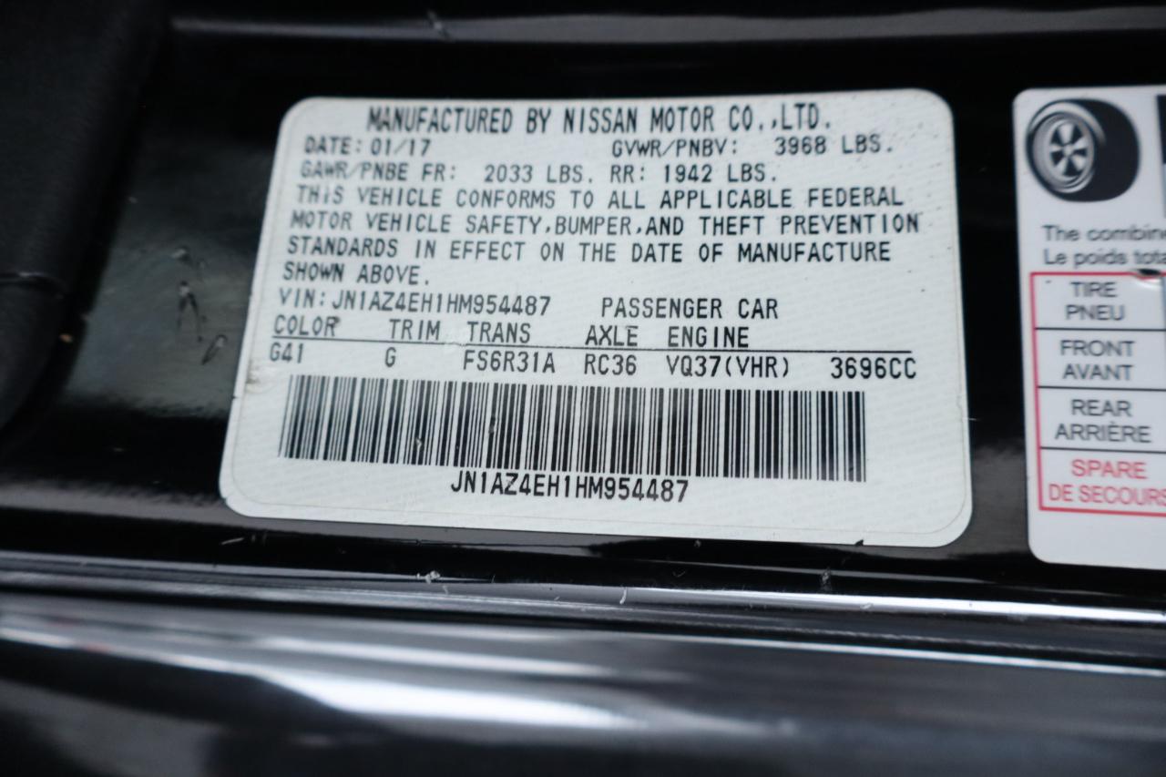 Nissan 370Z Coupe Manual 2017
