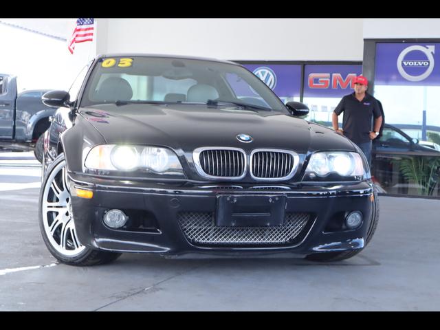 Black 2003 BMW M3 Coupe Rear-Wheel Drive Manual