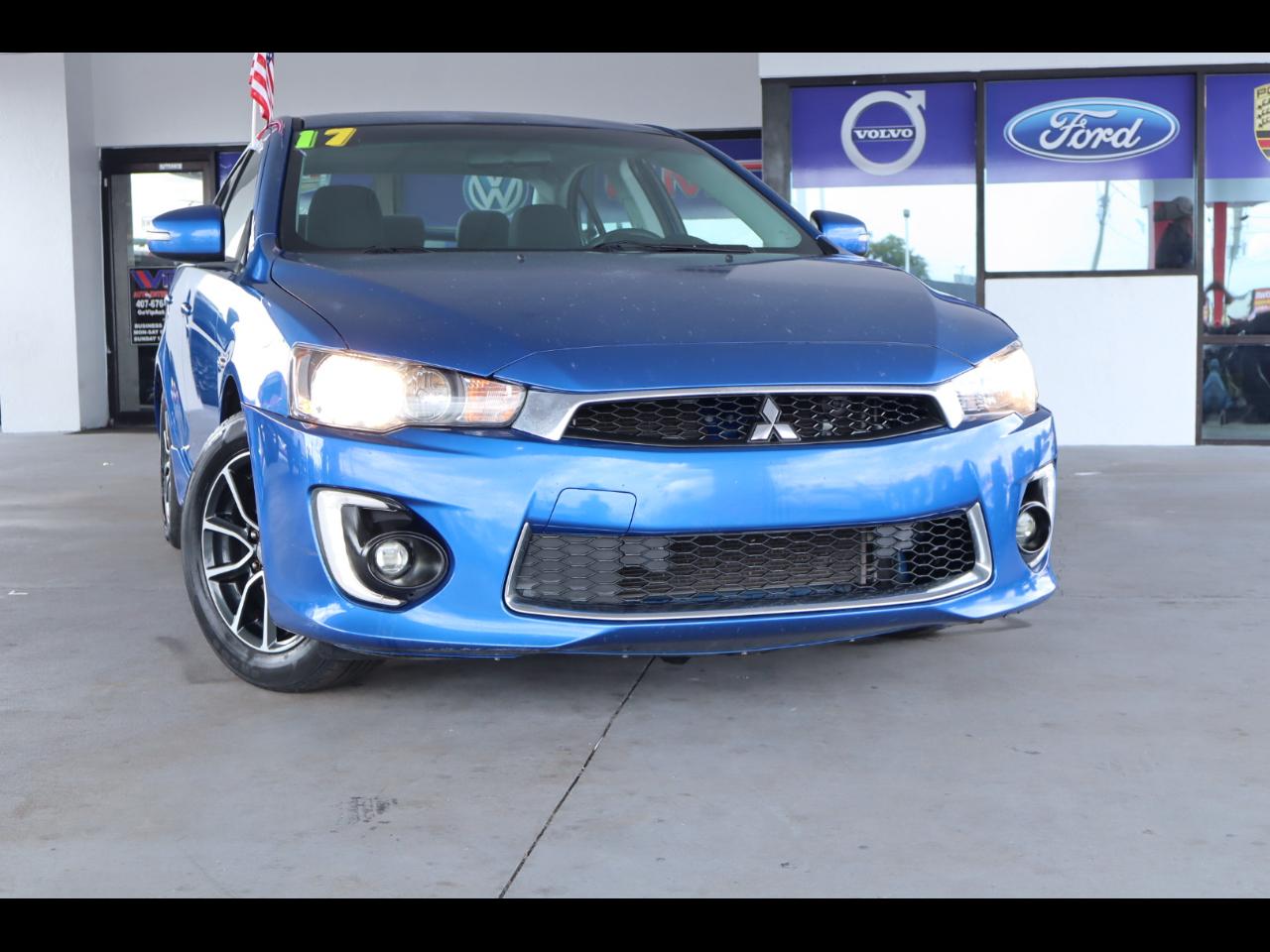 Blue 2017 Mitsubishi Lancer Sedan Front-Wheel Drive Automatic