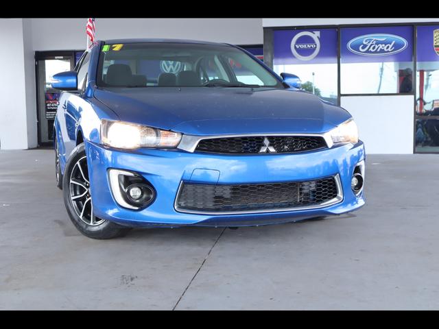Blue 2017 Mitsubishi Lancer Sedan Front-Wheel Drive Automatic