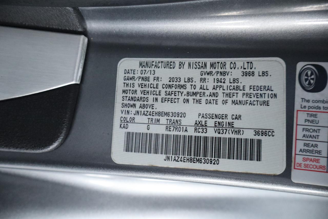 Nissan 370Z 2dr Cpe Auto Touring 2014