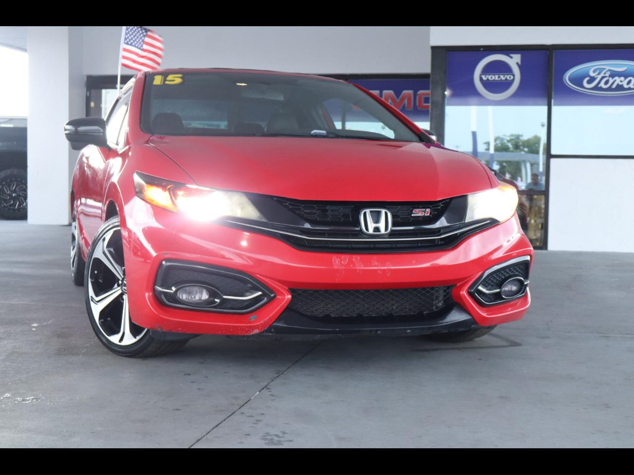 Honda Civic Coupe 2dr Man Si 2015