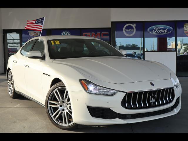 White 2019 Maserati Ghibli Sedan All-Wheel Drive Automatic