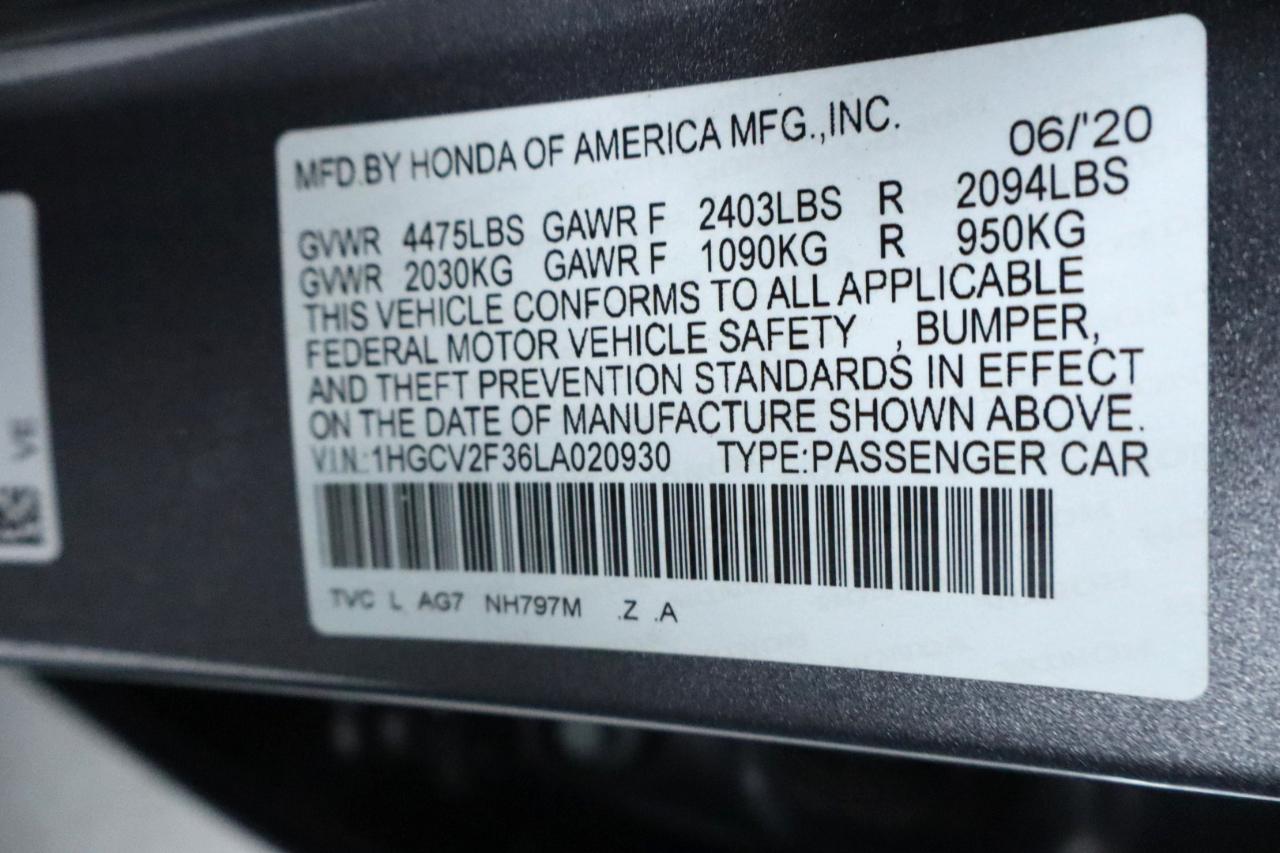 Honda Accord Sedan Sport 2.0T Auto 2020