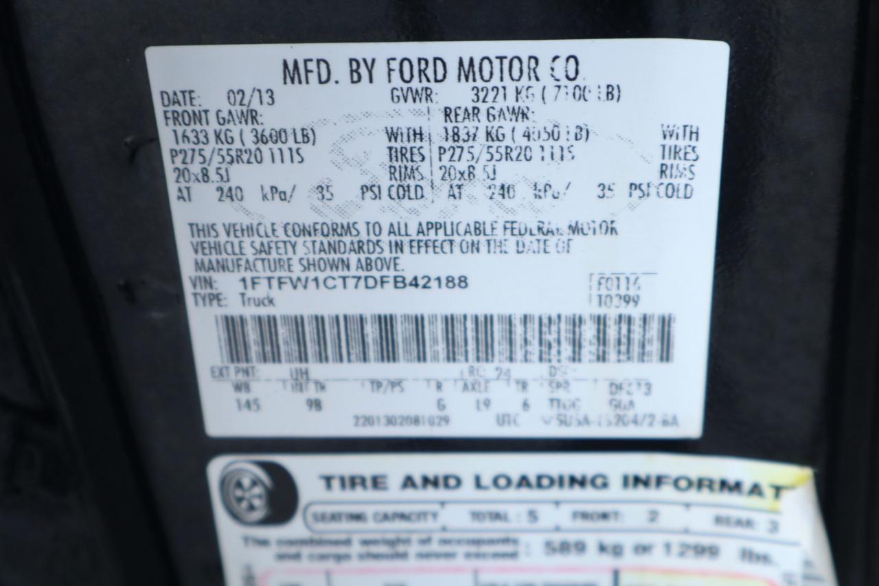 Ford F-150 2WD SuperCrew 145" Platinum 2013
