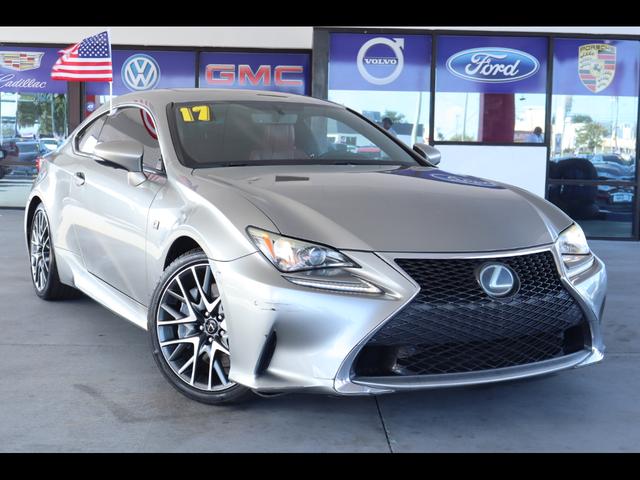 Silver 2017 Lexus RC Coupe Rear-Wheel Drive Automatic