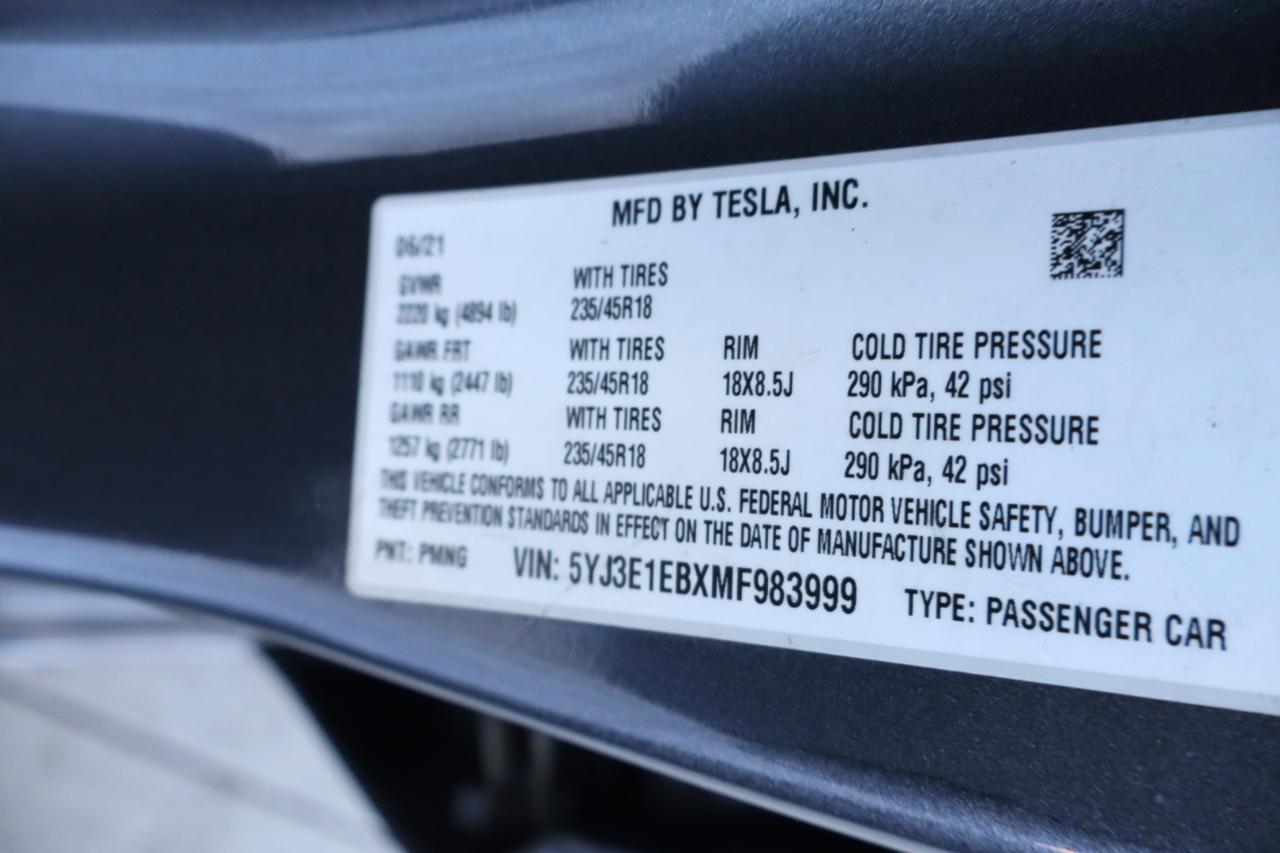 Tesla Model 3 Long Range AWD 2021