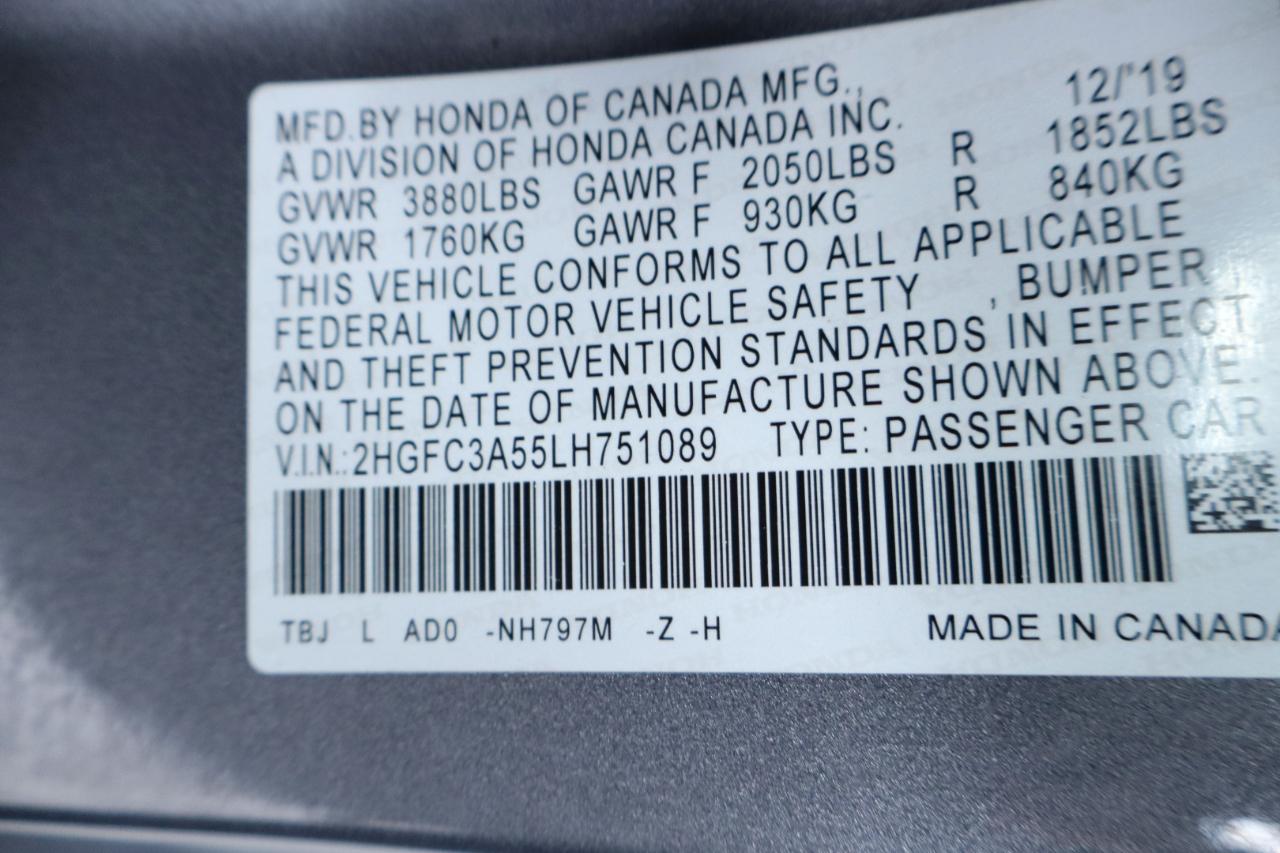Honda Civic Si Coupe Manual w/Summer Tires 2020