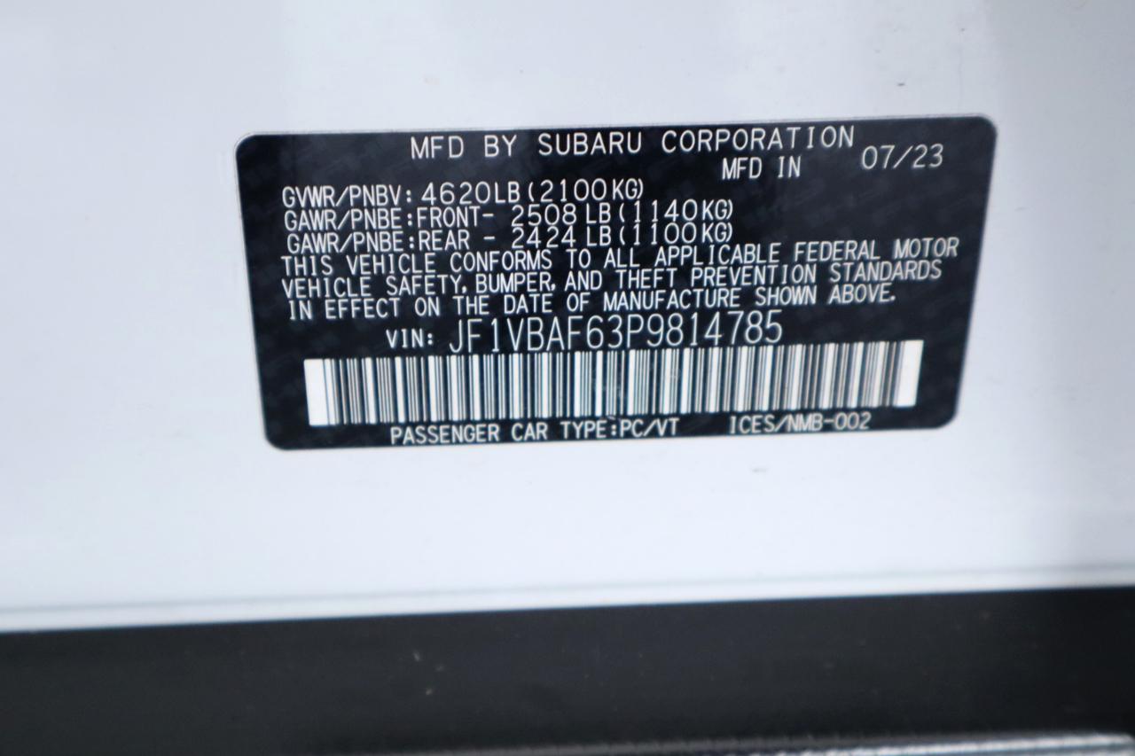 Subaru WRX Premium Manual 2023