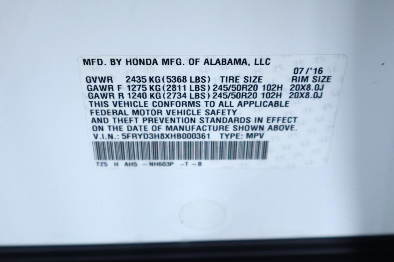 Acura MDX FWD w/Advance Pkg 2017