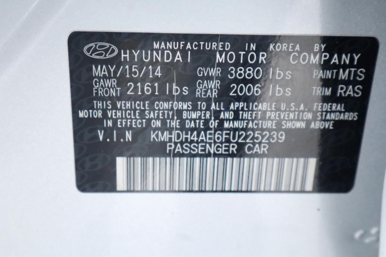 Hyundai Elantra 4dr Sdn Auto SE (Ulsan Plant) 2015