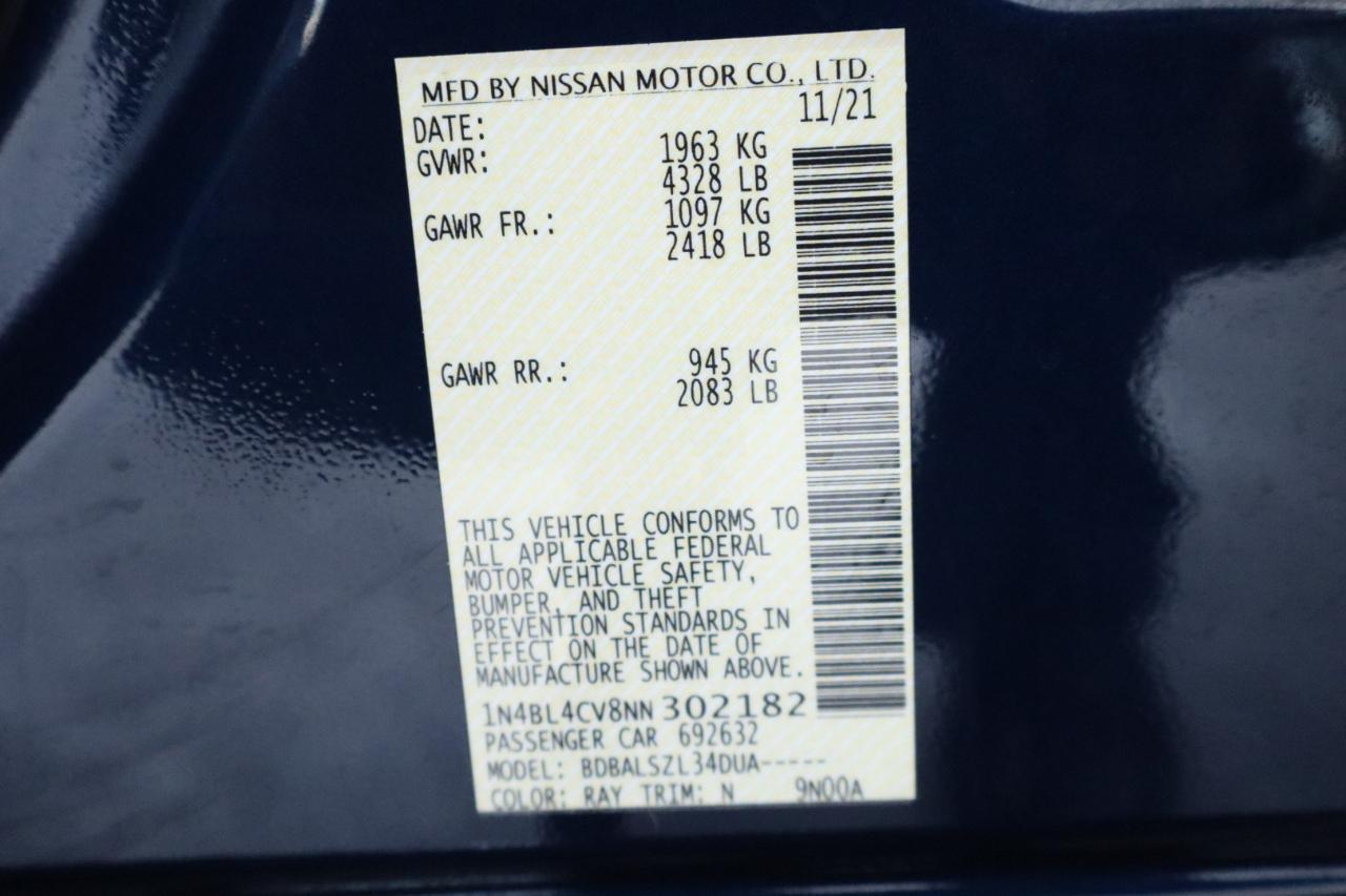 Nissan Altima 2.5 SR Sedan 2022