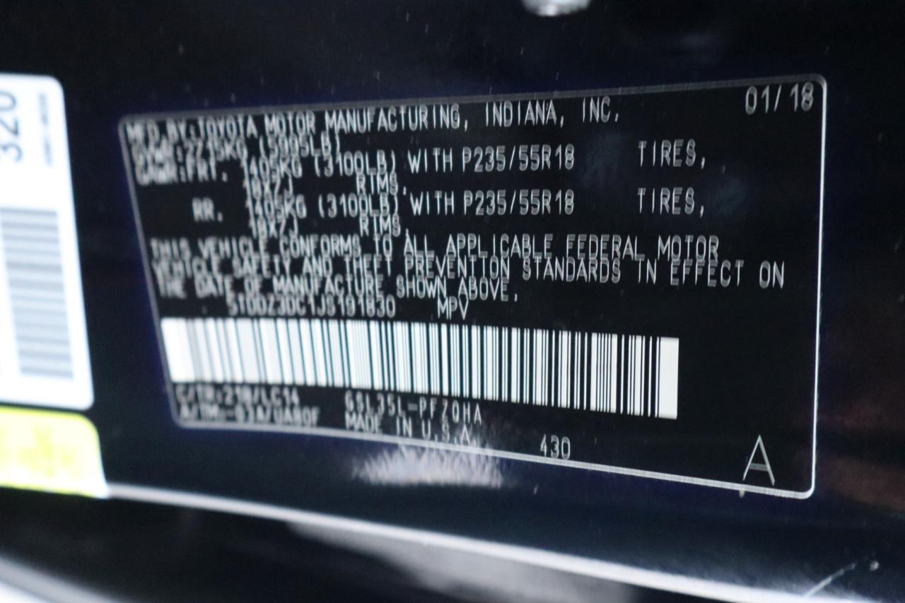 Toyota Sienna Limited Premium AWD 7-Passenger (Natl) 2018
