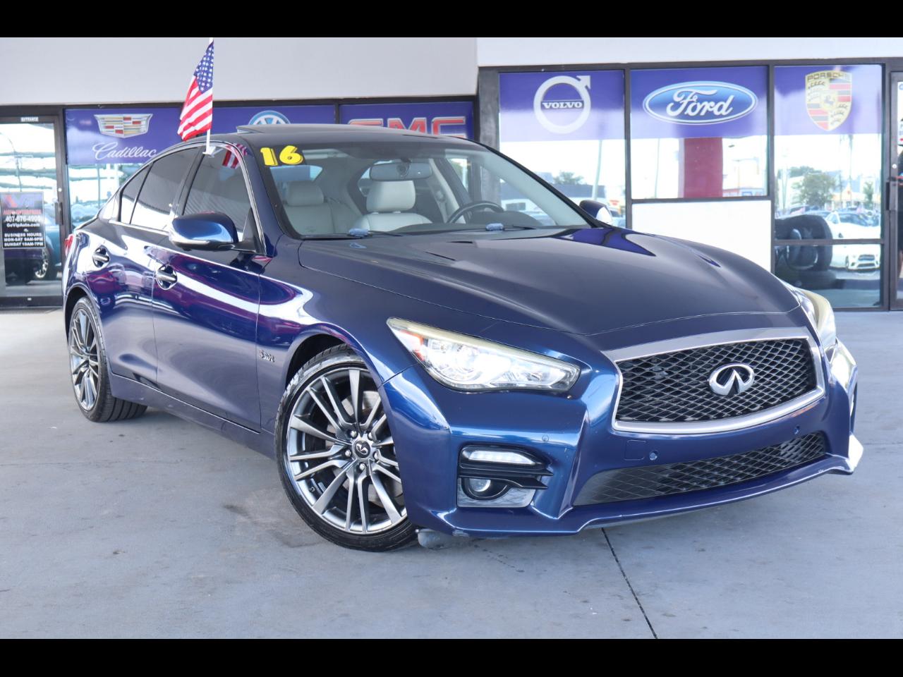 Infiniti Q50 4dr Sdn 3.0t Red Sport 400 RWD 2016