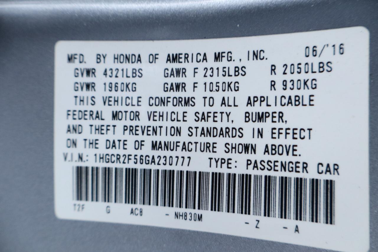 Honda Accord Sedan 4dr I4 CVT Sport 2016