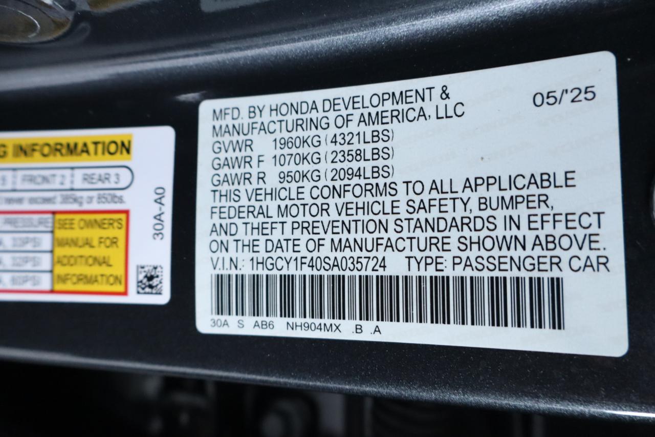 Honda Accord Sedan SE CVT 2025