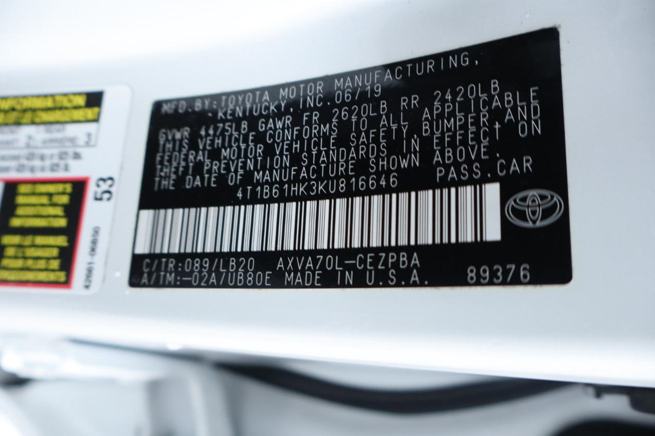 Toyota Camry XSE Auto (Natl) 2019