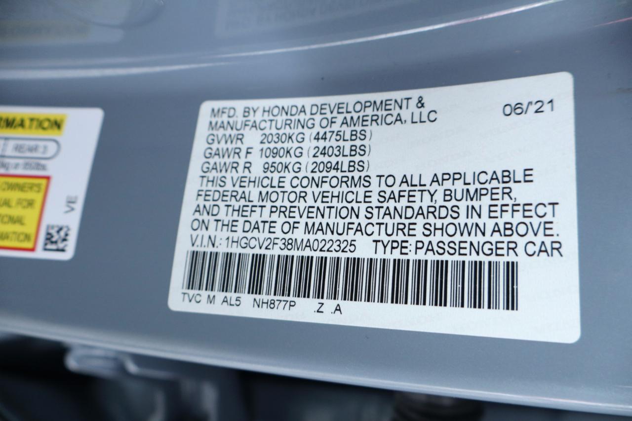 Honda Accord Sedan Sport 2.0T Auto 2021