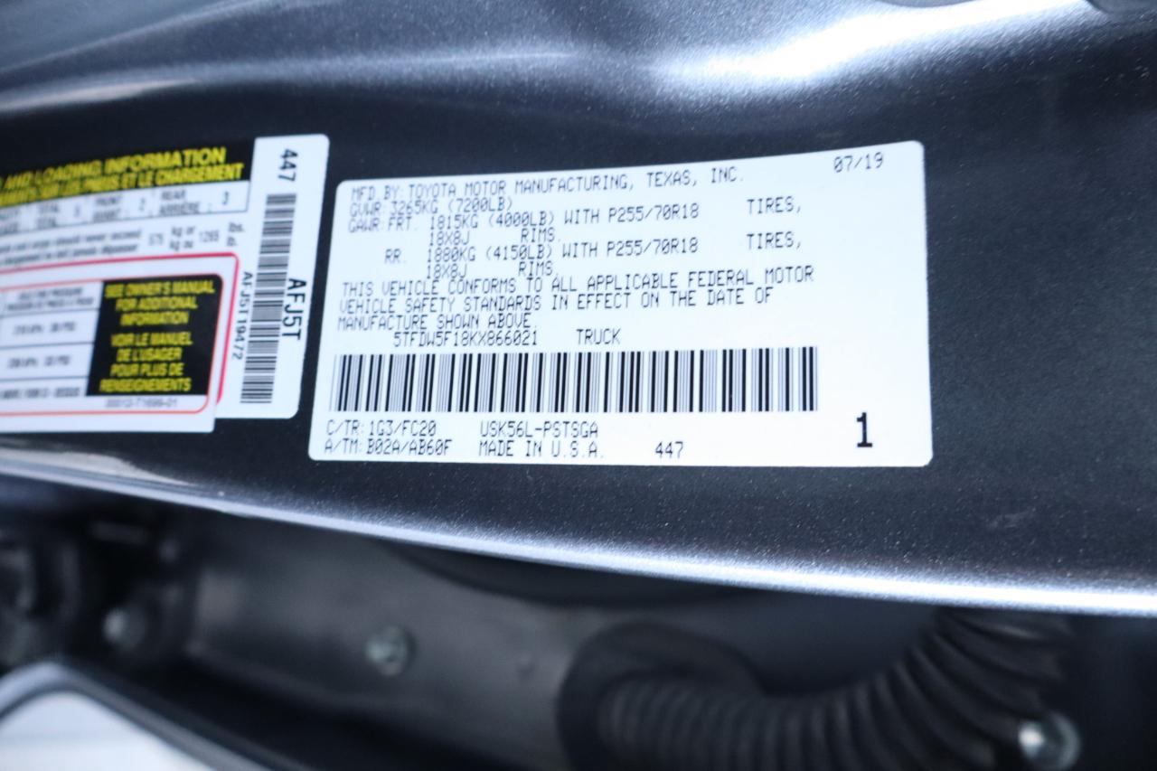 Toyota Tundra 4WD SR5 CrewMax 5.5' Bed 5.7L FFV (Natl) 2019