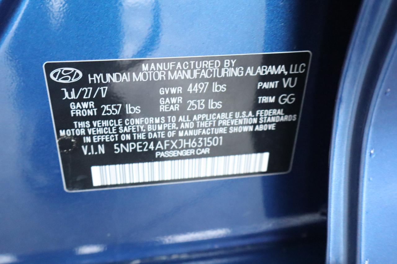 Hyundai Sonata SE 2.4L 2018