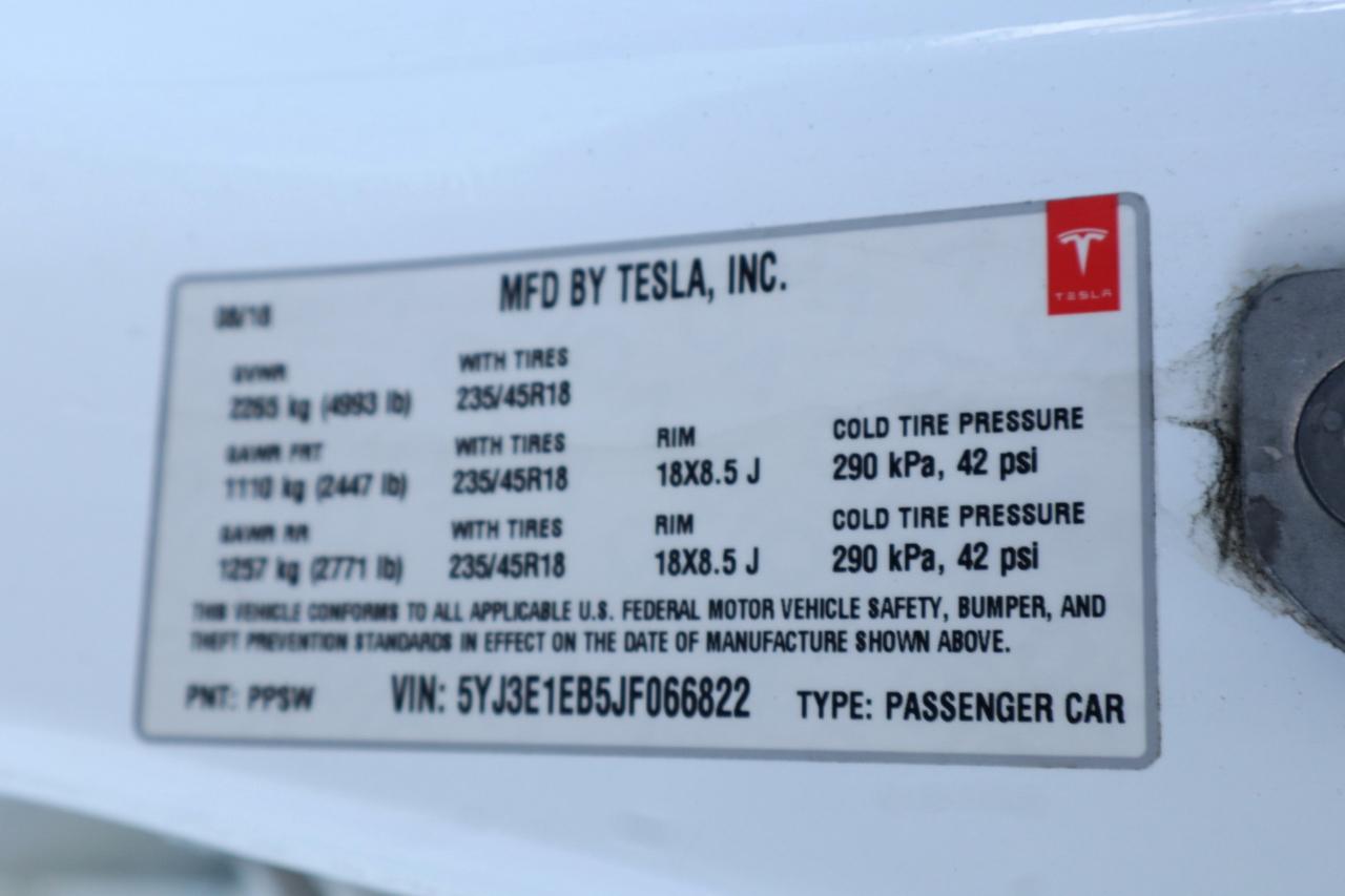Tesla Model 3 Long Range Battery AWD 2018