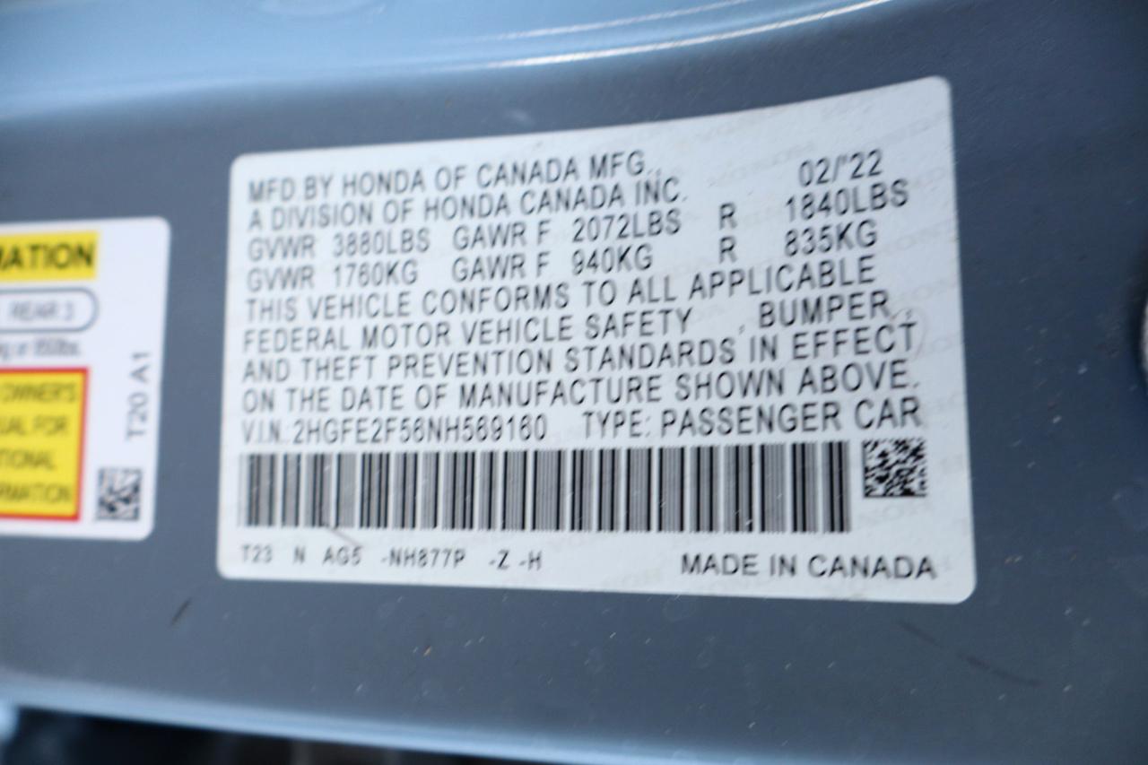 Honda Civic Sedan Sport CVT 2022