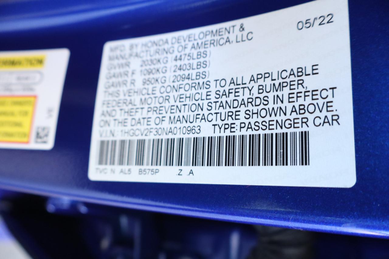 Honda Accord Sedan Sport 2.0T Auto 2022