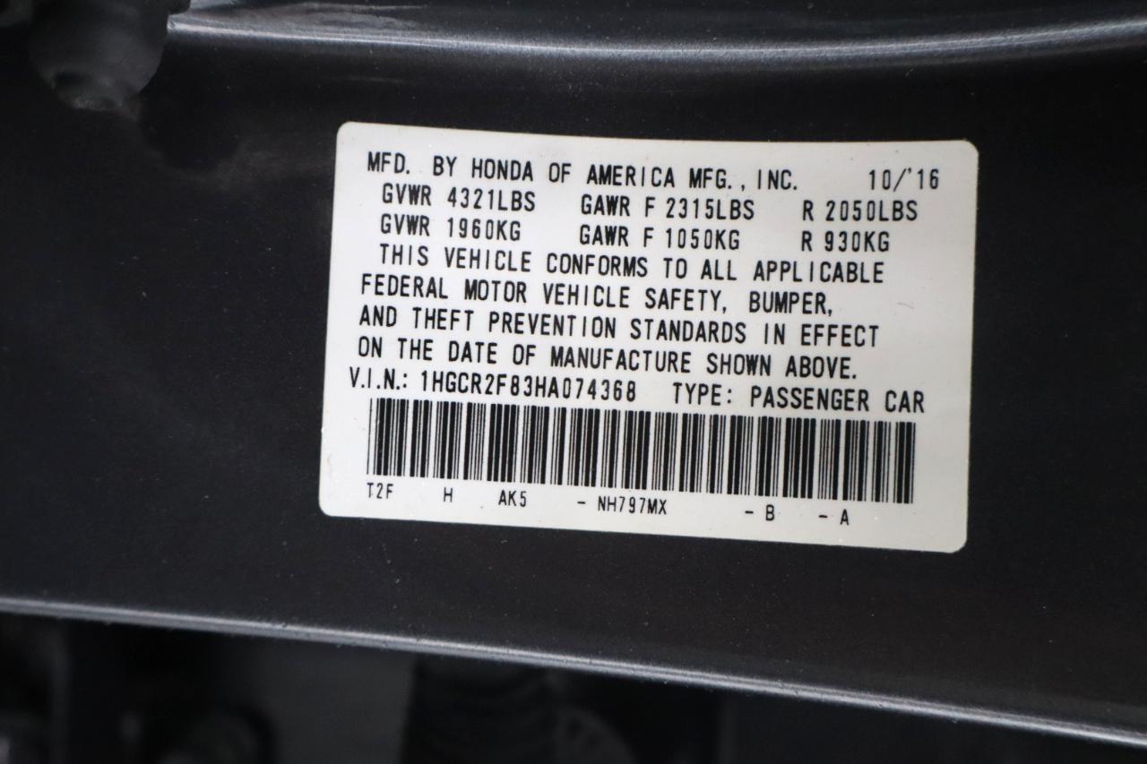Honda Accord Sedan EX-L CVT 2017