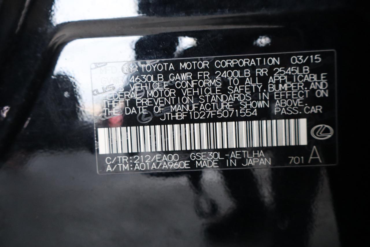 Lexus IS 250 4dr Sport Sdn RWD 2015