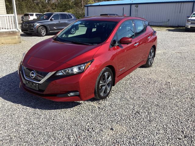 Red 2018 Nissan LEAF SV Hatchback Front-Wheel Drive Continuously Variable Transmission