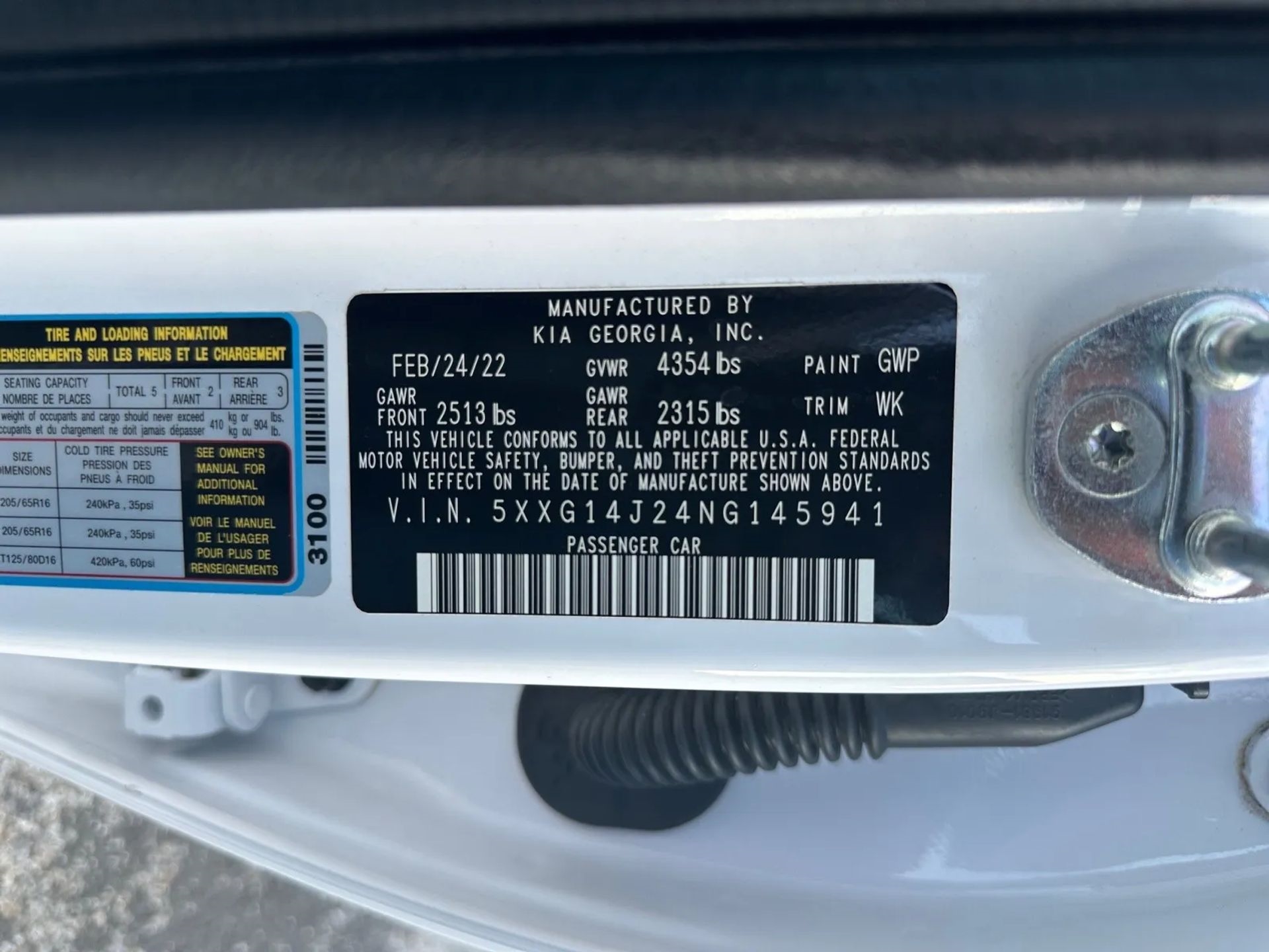 Kia K5 LXS Auto FWD 2022